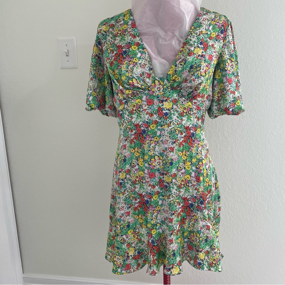 Topshop Multicolor Floral Dress